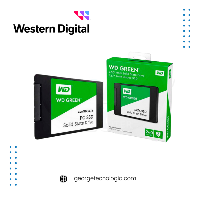 SSD 240GB WD GREEN GO SATA3 2.5